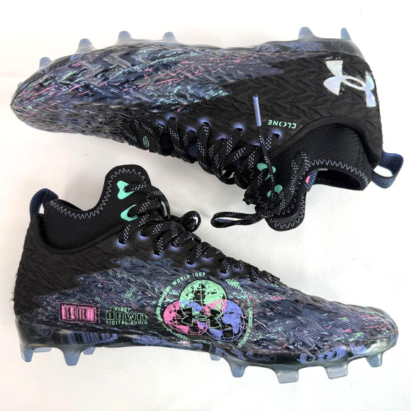 Under Armour Spotlight Clone 3.0 MC World Tour, Football Cleats. Men’s 10 EUC - Picture 1 of 8